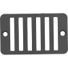 25533-001-010 Rectangular Grate W/ Screws(Gy)