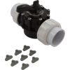 25922-204-000 Diverter Valve 2In Unions 2-Way Black