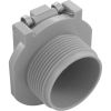 600-2207 Vac Lock 1 1/2"Mpt - Gray