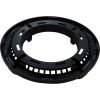 519-8051 4-Scallop Trim Ring - High Volume - Black