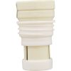4-9-405 Zodiac High Flow Threaded Cleaning Head Light Cream