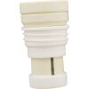 4-9-405 Zodiac High Flow Threaded Cleaning Head Light Cream