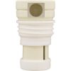 4-9-405 Zodiac High Flow Threaded Cleaning Head Light Cream