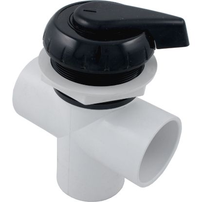 11-4000BLK Diverter Valve Hydro-Air/BWG Hydroflow 2"s 2 Port Black