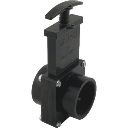 7209 Gate Valve 3 pc Valterra 2"fpt x 2"s 40psi Black