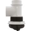 600-3249DSG-1 Diverter Valve WW 1" Top Access 1-Port "S" Dk Slvr/Blk