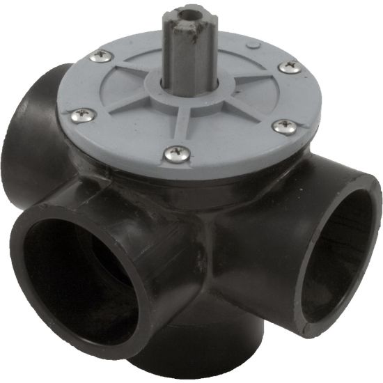 PLU21100040 Diverter Valve Cal Spas 1-1/2" Slip 4 Port