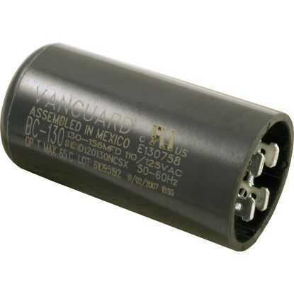 BC-130 Start Capacitor 130-156 MFD 115v 1-7/16