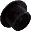 542418 Wall Fitting Gunite Std Body 1-1/2"mpt x 1-1/2"fpt Blk