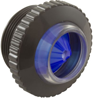 IDGMT151 Return Fitting iBall Velocity 1.5" mpt Dk Gray