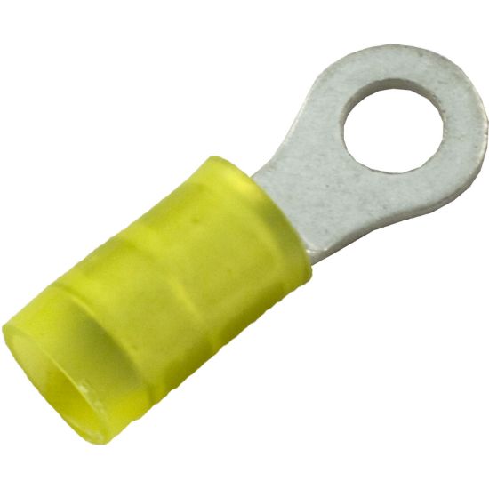  Ring Terminal 12-10 AWG #10 Stud Yellow Quantity 25