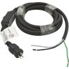 30-0062-K Power Cord 20A 15 foot GFCI for 115v Installs