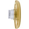 23326-PB Escutcheon BWG/GG Mini JetThdw/2Roto OrifSmthBrass/Clr