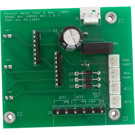 PCLX820 PCB Pentair Compool LX-820