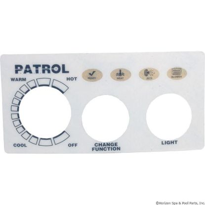 618-2 Overlay Pres Air Trol Patrol 2 Button