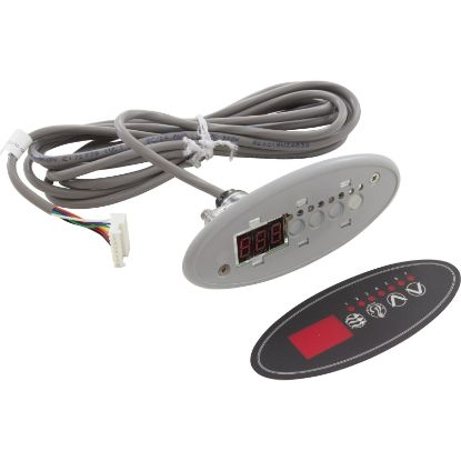 34-0193-K Topside H-Q Eco 1 4 ButtonSm Ovalw/ Overlay 10ft Cord