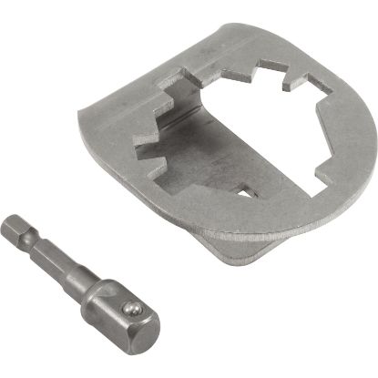MT-50-S Tool Socket 3 and 4-Lobe Clamp Knob Stainless Steel