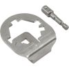MT-50-S Tool Socket 3 and 4-Lobe Clamp Knob Stainless Steel