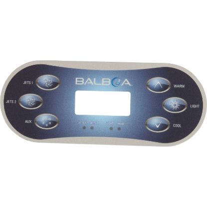 12762 Overlay Balboa BP SeriesTP6006 ButtonP1P2AuxTempLt