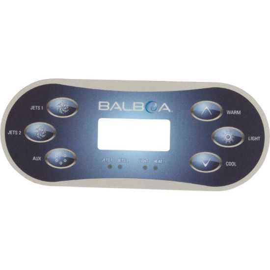 12762 Overlay Balboa BP SeriesTP6006 ButtonP1P2AuxTempLt