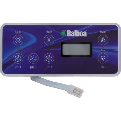 55390 Topside BWG VL701S 7 Button Lt Mode P1 P2 P3 Temp