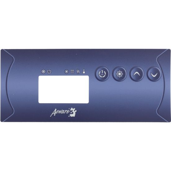 9916-101205 Overlay Gecko K-19 AE 4 Button P1 Lt