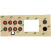 9916-100094 Overlay Gecko TSC-4 8-Button P1 P2 Bl Lt