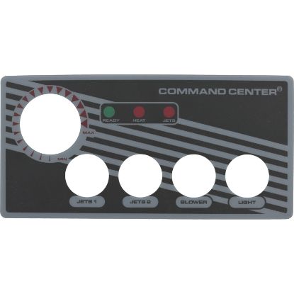30202BM Overlay Tecmark Command Center 4 Button