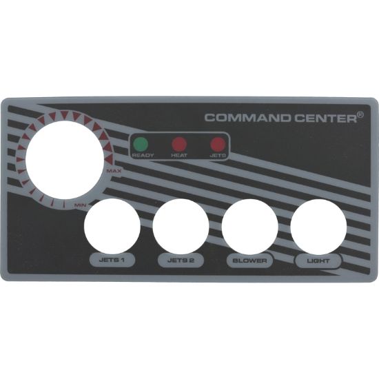 30202BM Overlay Tecmark Command Center 4 Button