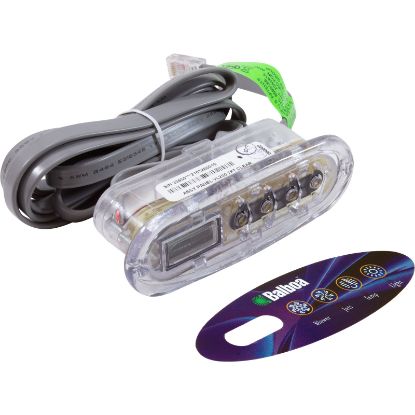 52144KIT Topside BWG VL200 Blower/Jets/Temp/Light LCD