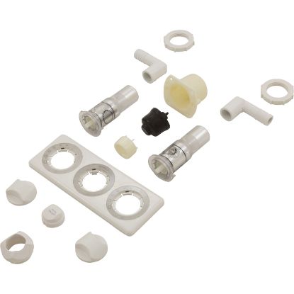 G107940 Air Control & On/Off 3 Position Complete Panel White