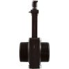 7204 Gate Valve 3 pc Valterra 2"mpt x 2"mpt 40psi Black