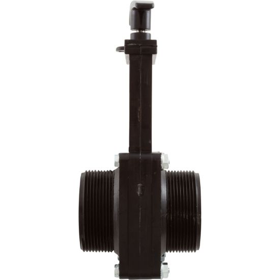 7204 Gate Valve 3 pc Valterra 2"mpt x 2"mpt 40psi Black
