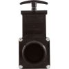 7204 Gate Valve 3 pc Valterra 2"mpt x 2"mpt 40psi Black