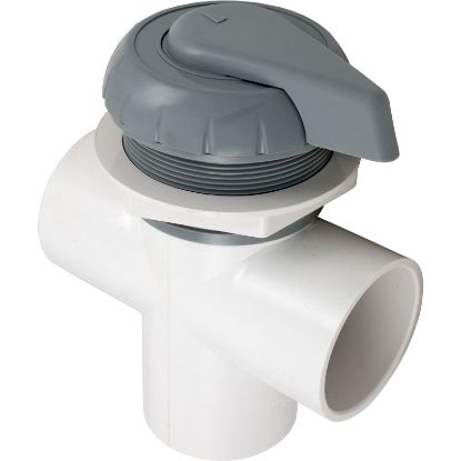 11-4000GRY Diverter Valve Hydro-Air/BWG Hydroflow 2"s 2 Port Gray