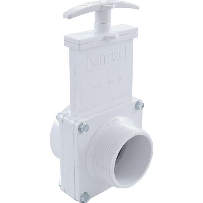 4208 Gate Valve 3 pc SS Paddle Valterra 2"fpt x 2"mpt 30psi