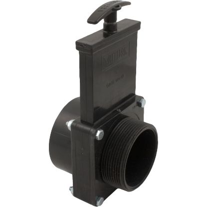 7305 Gate Valve 3 pc Valterra 3"s x 3"mpt 30psi Black