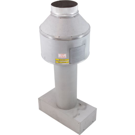 014358 Drafthood Raypak 156A Indoor w/ Adapter