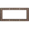 516318 Skimmer Faceplate Pentair/PacFab Bermuda Wide Mouth Black