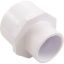 86204200 Eyeball Reducer Adapter Pentair 1-1/2"OD x 1"s White