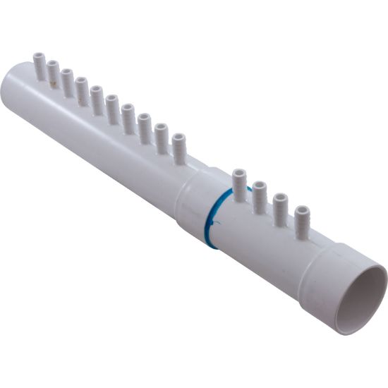 SD6540-782 Manifold 3/8" Barb 14 Port Dead End 1-1/2" Spigot