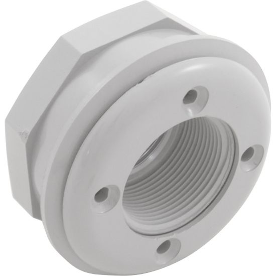 25522-000-000 Wall Fitting CMP 3"hs 1-1/2"mpt 3-1/2"fd w/Nut White