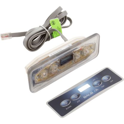 54094 Topside HQ-BWG VL401 4-ButtonBlP1TempLtLCDw/ Overlay