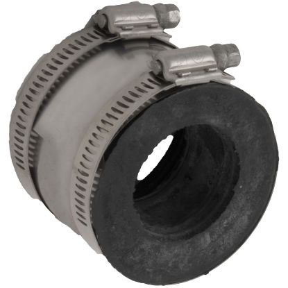  Coupling No Hub 2" PVC to 1-1/2" Copper/1-1/4" PVC