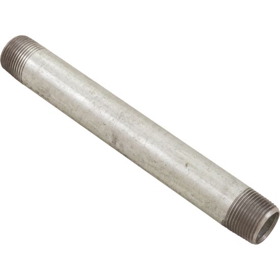 ZNG048 Nipple Galvanized 8" x 3/4" Male Pipe Thread