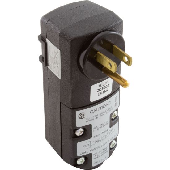 GSRA1 GFCI Leviton 15A 115v Self-Test Auto Reset Right Angle
