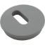25597-001-020 Deck Jet (J-Style) Round Cap Gray