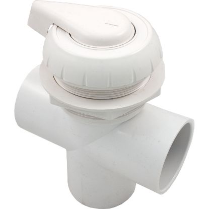 11-4000WHT Diverter Valve Hydro-Air/BWG Hydroflow 2"s 2 Port White