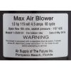 2510131 Blower Air Supply Max Air 1.0hp 115v 4.5A 48
