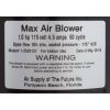 2510131 Blower Air Supply Max Air 1.0hp 115v 4.5A 48